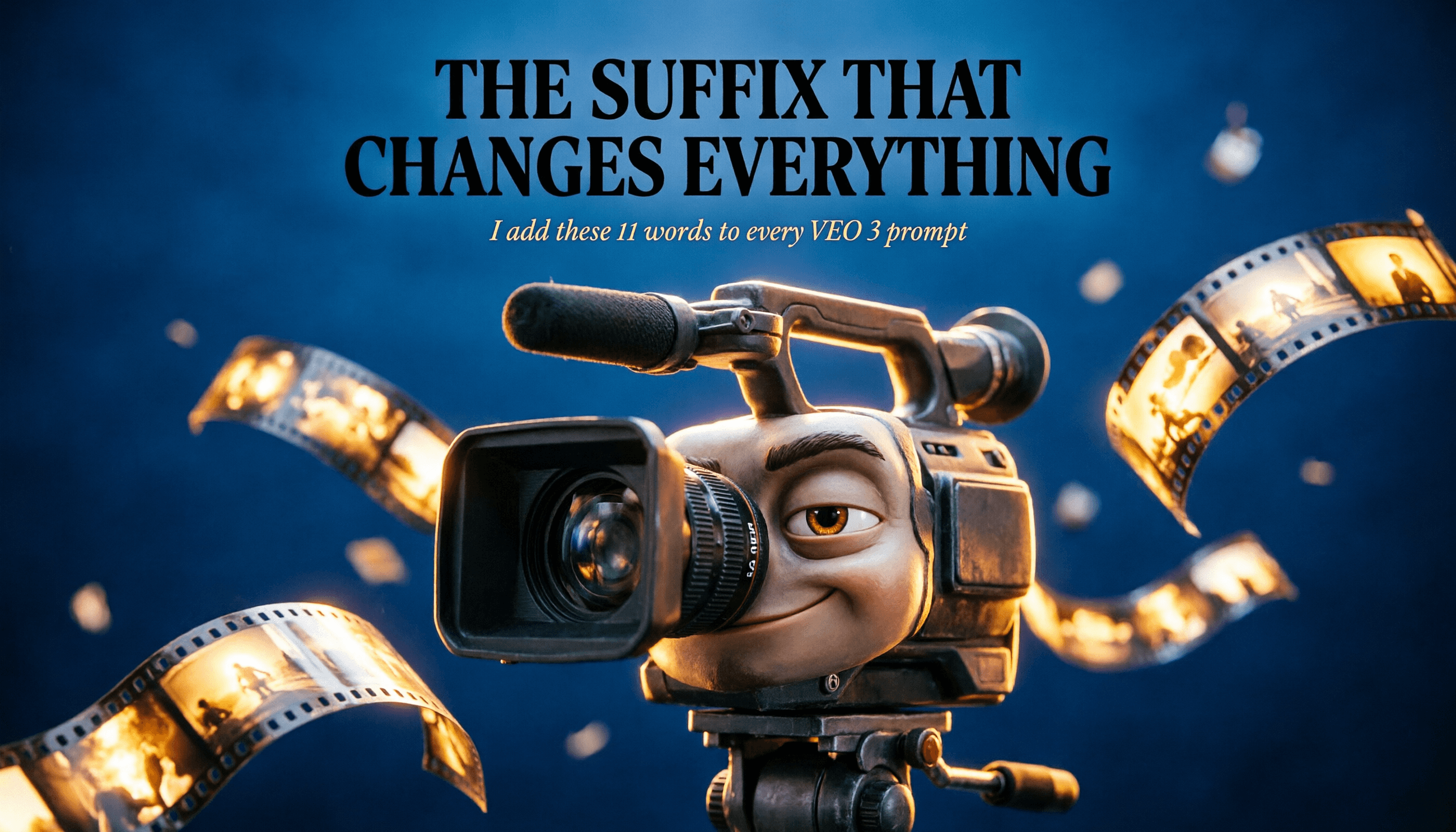 The 11-Word VEO 3 Prompt That Makes Every Shot Look Cinematic : I Use It on Every Client Video