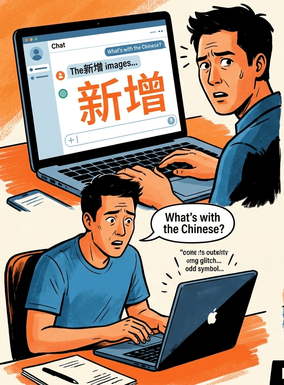 I Asked a Simple Question. AI Answered in Chinese.