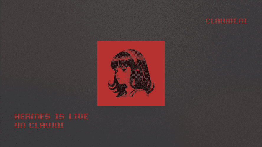 Hermes è ora disponibile su Clawdi (nessuna configurazione richiesta)
