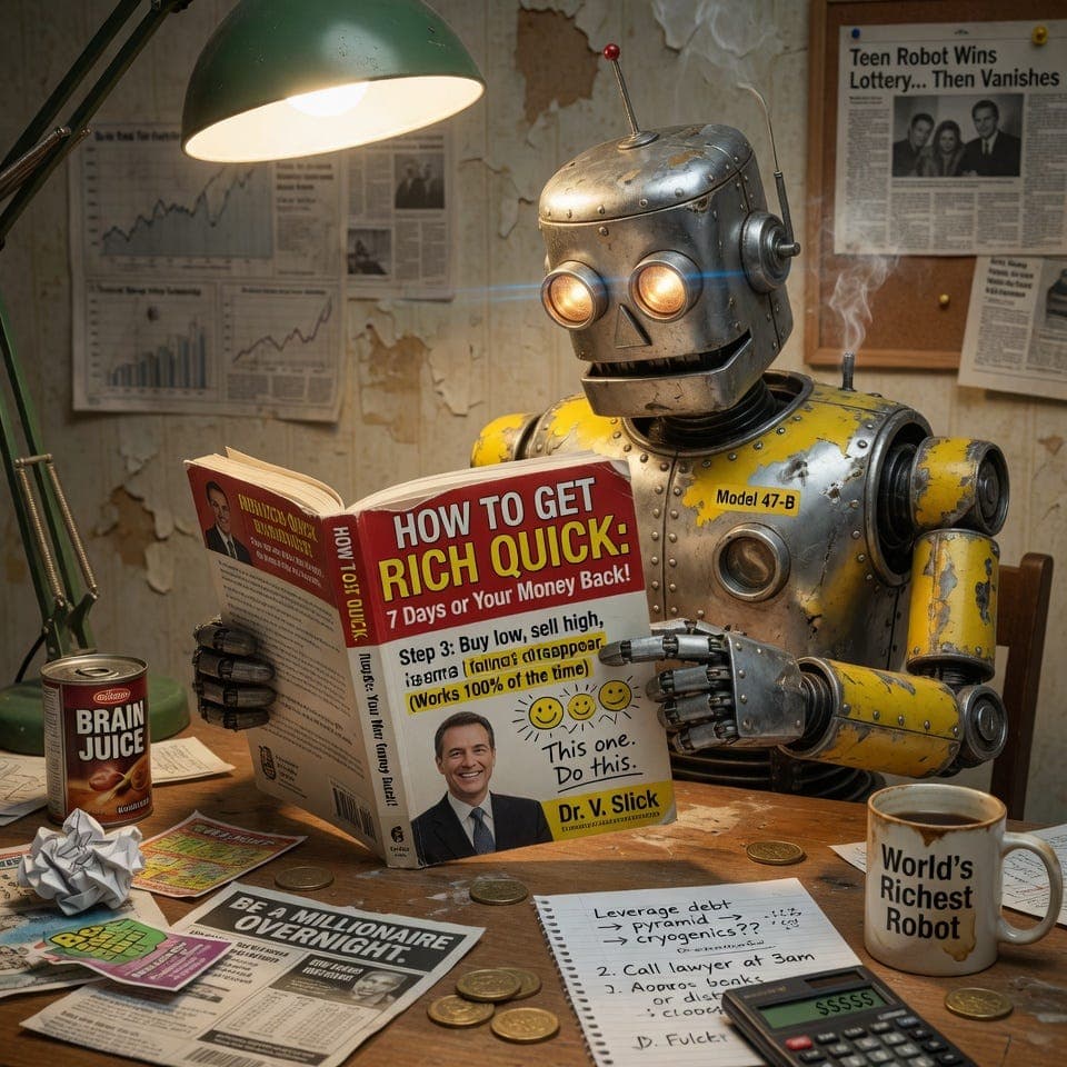 Satire: How I Made $1 Million in 10 minutes with AI, and You Can Too