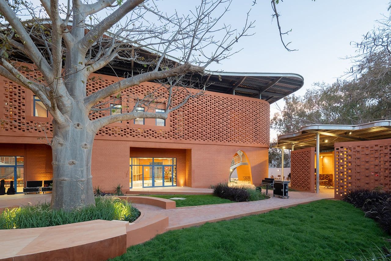 Take a first look inside Francis Kéré's optimistic design for the Goethe-Institut Dakar