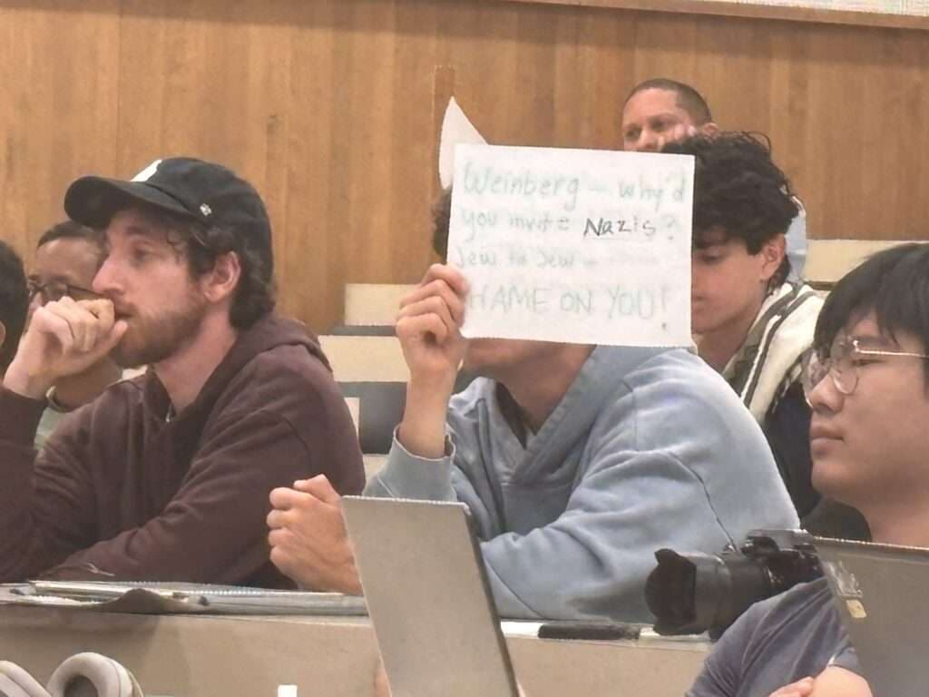 UCLA Students Protest FedSoc Event With DHS General Counsel James Percival