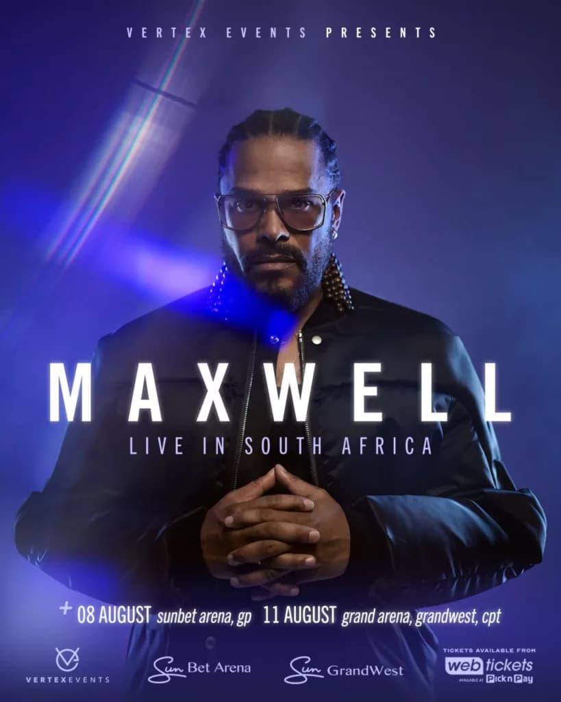 Maxwell to Serenade South African Fans during Women’s Month