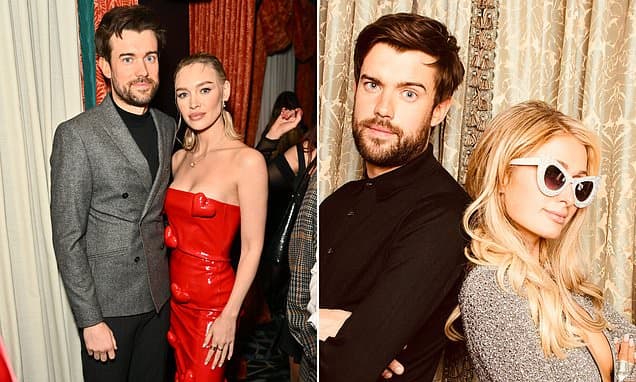 Jack Whitehall's wacky love life as he prepares to wed Roxy Horner: Comic's A-list links from Kate Beckinsale and Paris Hilton - before moving in with model fiancée after just THREE dates