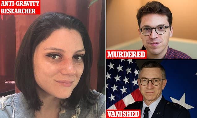 UFO-linked scientist who warned 'my life is in danger' before she was found dead at 34 becomes ELEVENTH mysterious case
