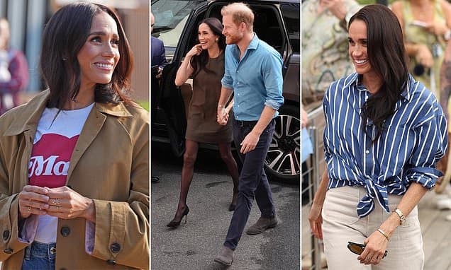 The 8 hidden meanings in Meghan's wardrobe for her quasi-royal tour - including subtle nods to Prince Harry and her BFF in California