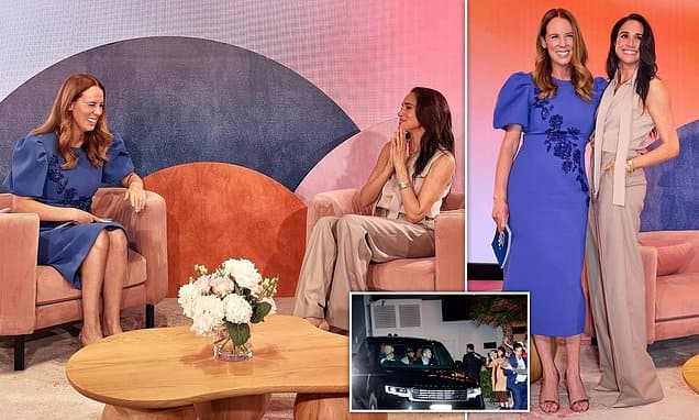 Meghan spends two hours at 'Megstock' festival posing for photos with fans who had paid £1,700 and telling them about her 'very hard life'