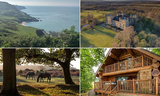 The UK's best staycations revealed by the Daily Mail's Travel team - from a Gara Rock beach proposal to an £80-a-night mansion retreat