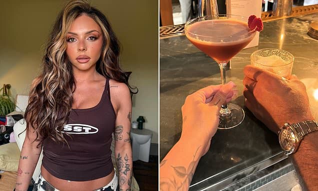 Jesy Nelson fuels romance rumours as she enjoys an evening out with a mystery man - three months after split from Zion Foster