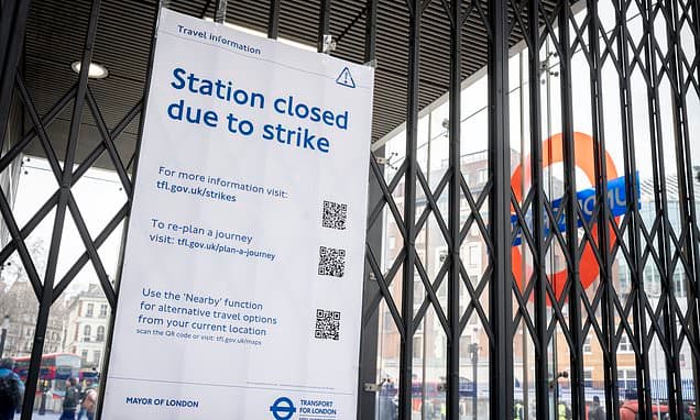 London Underground users face misery next week as drivers announce two 24-hour strikes over TFL plans for new four-day working week