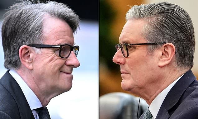 He whines that Mandelson betrayed Britain. So why DID PM ignore the glaring red flags in his rush to appoint him? It's Starmer who really put our national security at risk: DAN HODGES