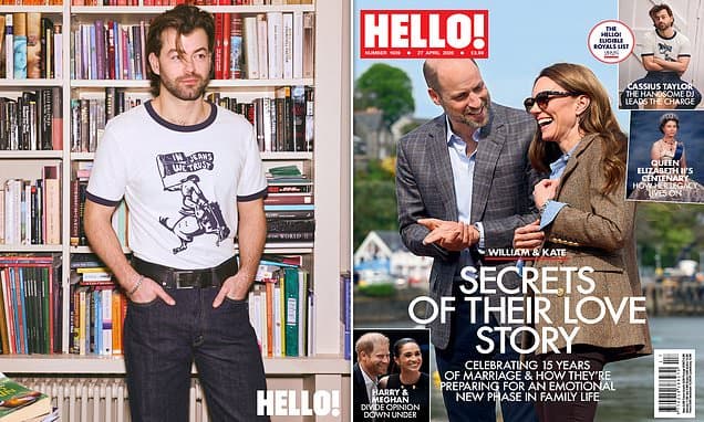 TALK OF THE TOWN: Britain's 'coolest royal' Cassius Taylor crowned Britain's most eligible bachelor