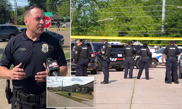Baby among EIGHT kids shot dead as cops chase gunman on rampage through quiet Louisiana neighborhood