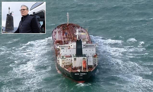 UK forces 'dodge boarding Russian tankers in Channel over costs and fears crews will claim asylum'
