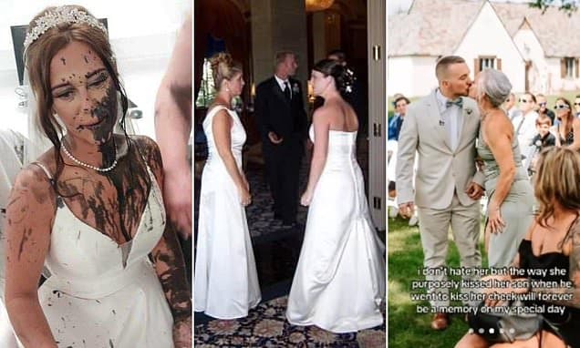 Big day bad behaviour: After a bride's vengeful sister-in-law doused her in black paint, the drunken brawls, runaway grooms and meddling mothers-in-law who have ruined weddings
