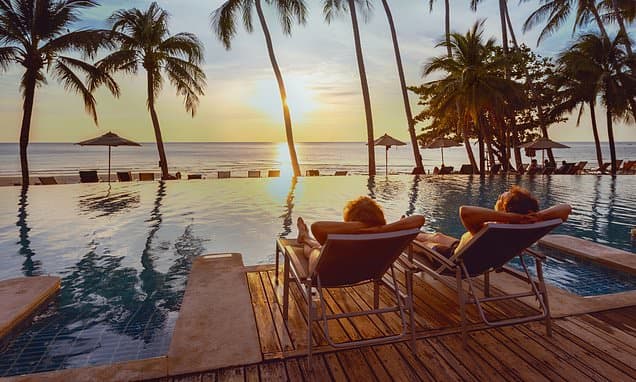 Flight prices are soaring but package holidays are more than £100 cheaper than last year as Brits told to book now