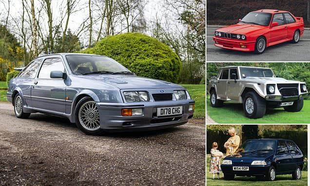 Do you remember these cars from the 1980s? They all become 'classics' this year - are they collectable or forgettable?