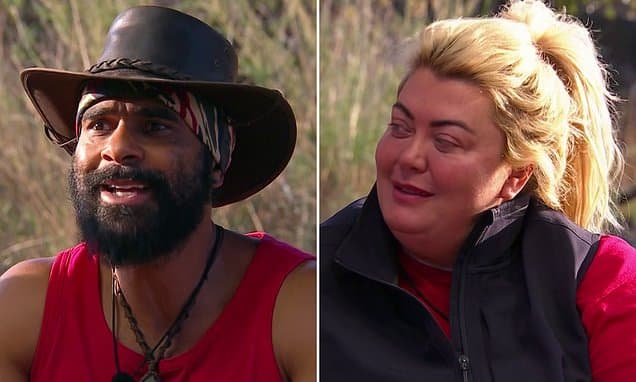 I'm A Celeb's David Haye takes final swipe at 'broken' Adam Thomas as boxer is eliminated alongside Gemma Collins - after hosts Ant and Dec blasted his behaviour in camp