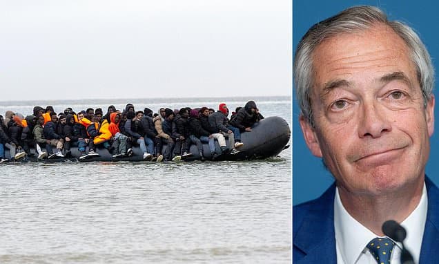 Nigel Farage faces questions over his plans to offer migrants £1,000 each and a plane ticket to leave Britain