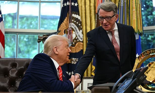 Donald Trump sticks the boot into Keir Starmer over Peter Mandelson as he says Labour grandee was 'a really bad pick' for US ambassador