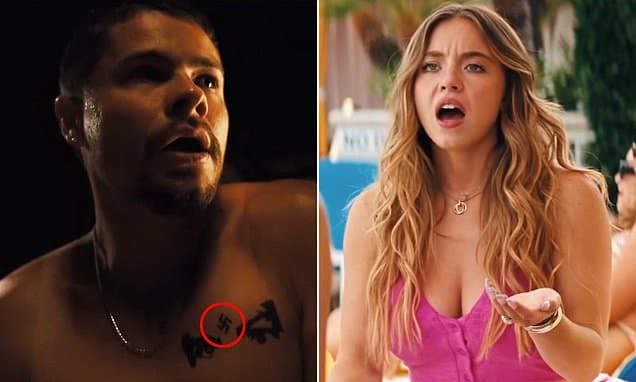 Euphoria viewers condemn Nazi-fuelled sex scenes as Sydney Sweeney series shocks with racial slurs and gratuitous nudity