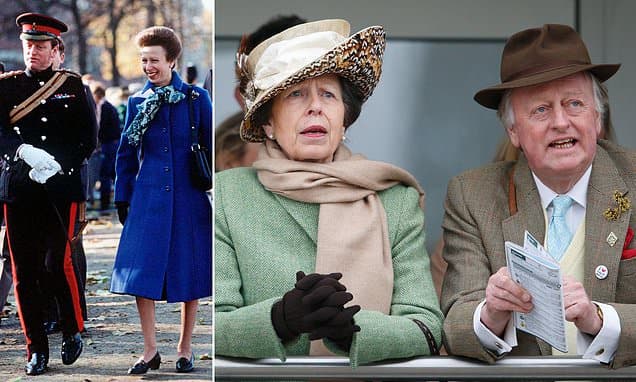 Anne's close friendship with the ultimate seducer: Five decades after Queen Camilla's ex-husband Andrew Parker Bowles dated the Princess, he remains her right-hand man