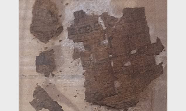 Scientists are baffled to discover a fragment of Homer's 'Iliad' INSIDE a Roman-era mummy