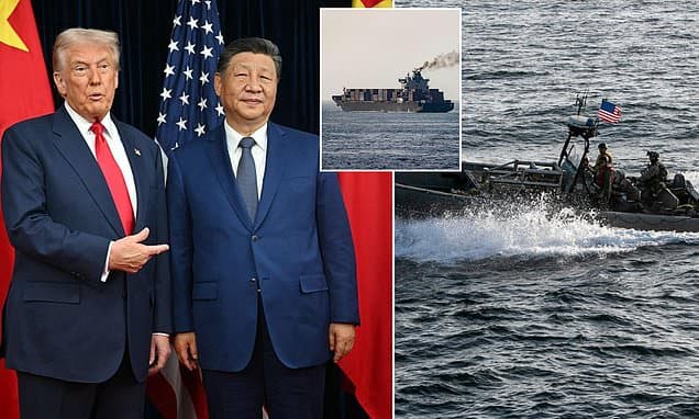 Trump confronts Xi as US forces seize Chinese ship carrying mysterious 'gift' to Iran