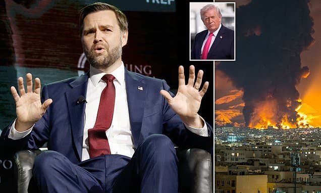 Vance grounded at White House as Iran peace talks in turmoil and Trump declares: 'I expect to be bombing'