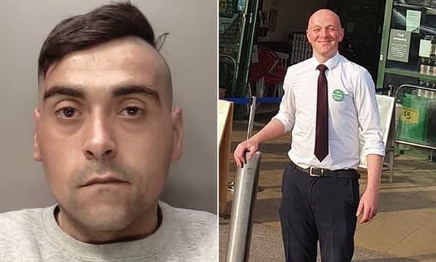 Revealed: The 'violent, one-man crime wave' serial shoplifter who cost a dedicated Morrisons store manager - a married father - his job after almost 30 years' loyal service