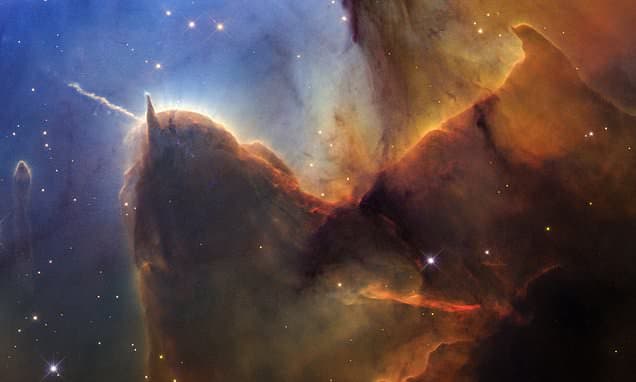 Space scientists spot a 'sea slug'... can you see it?