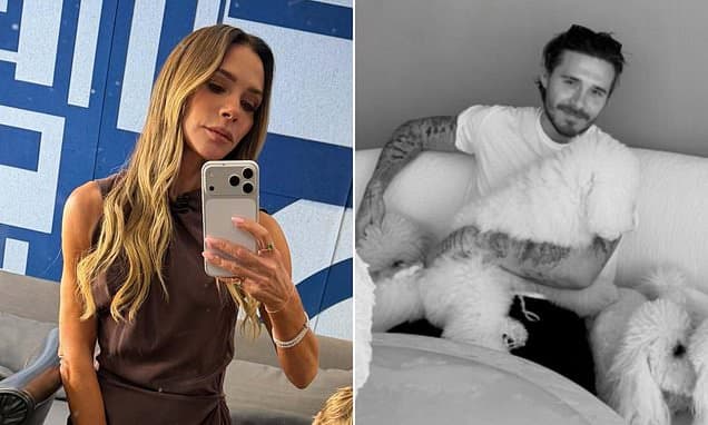 Victoria Beckham addresses 'challenging' past year amid feud with son Brooklyn and says she will 'always protect' her kids in first TV interview since his scathing statement