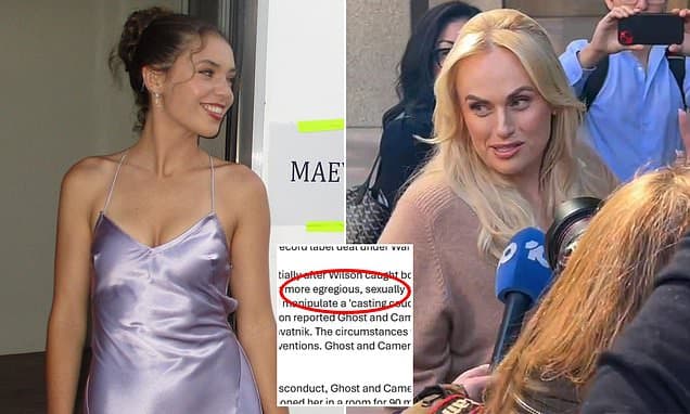 'Depraved sexual demands': Read Rebel Wilson's extraordinary letter to movie producers at the centre of her co-star's bombshell court case