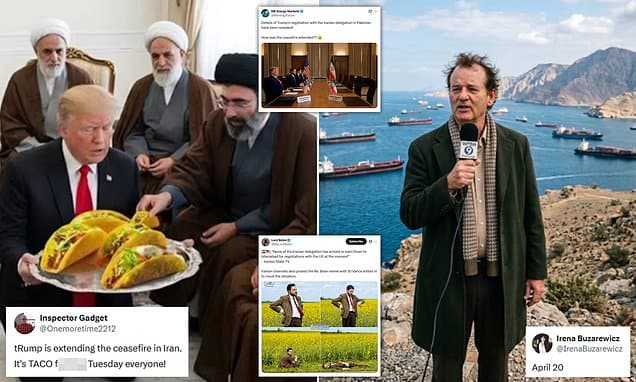 It's Iran war Groundhog Day! Internet erupts with memes as Trump declares latest ceasefire extension and Hormuz remains closed