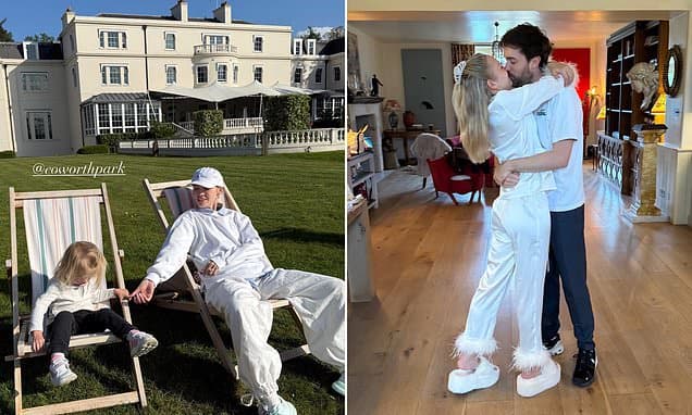 Inside Jack Whitehall and Roxy Horner's £2,000-a-night minimoon with daughter Elsie, 2, at Ascot's Coworth Park before they jet off to Venice