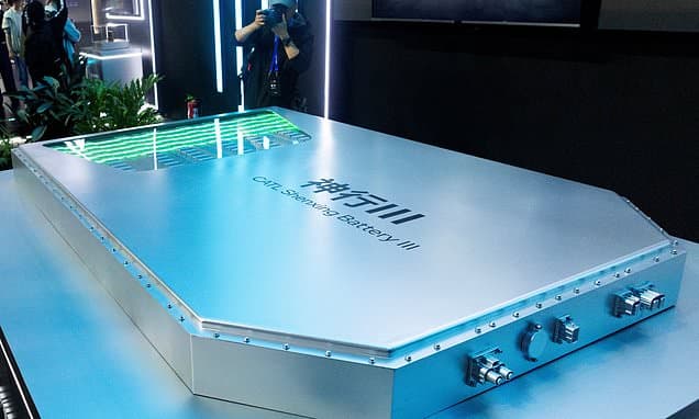 China's CATL unveils an EV battery with SIX-minute charging - the same time it takes to fill a petrol car with fuel