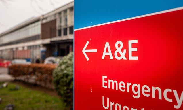 13,000 patients waited over three days in England's A&E departments last year