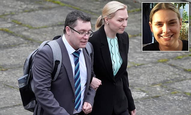 Revealed: The woman who stood by IT consultant as he was put on trial for driving his first wife to suicide through a 'tsunami of abuse'