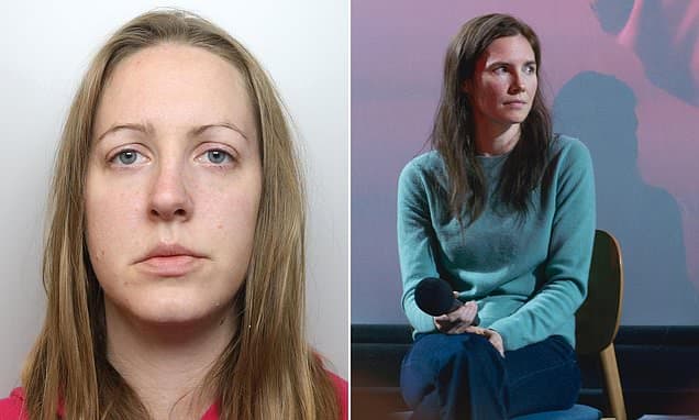 Tearful Amanda Knox reveals she sent jailed Lucy Letby a copy of her book 'Free'
