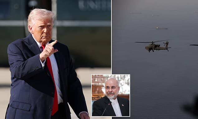 Strait of Hormuz could be closed for at least six months as Iran says 'impossible' to reopen key waterway amid US military action