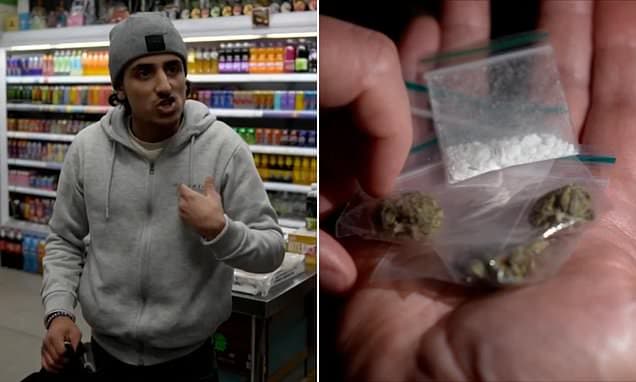 Moment mini-mart owner is exposed for selling cocaine, cannabis and prescription drugs from his High Street shop