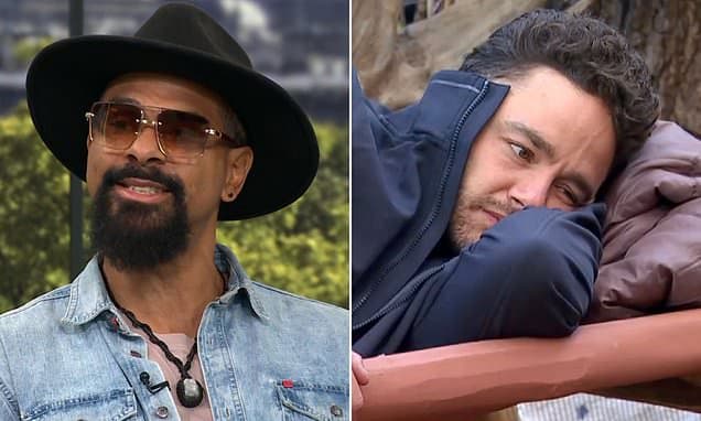 Fiery David Haye accuses I'm A Celeb's Adam Thomas of 'playing the victim' as he hints he's FAKED his sickness and 'bullying' claims - before sharing what stars really discussed after the show in car crash interview