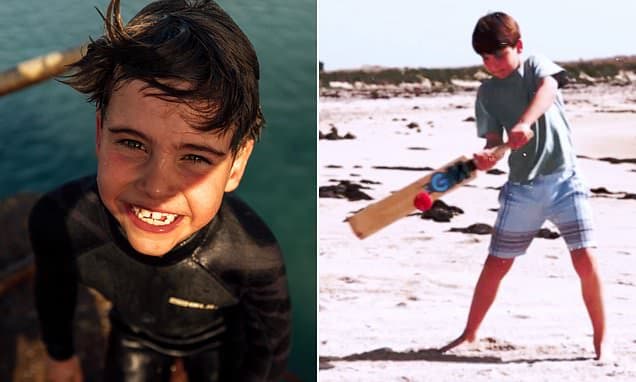 '8 is great!: Kate and William offer rare glimpse into family life as they share heartwarming video of Prince Louis playing in the sand and diving into the sea during Cornish holiday to celebrate his birthday