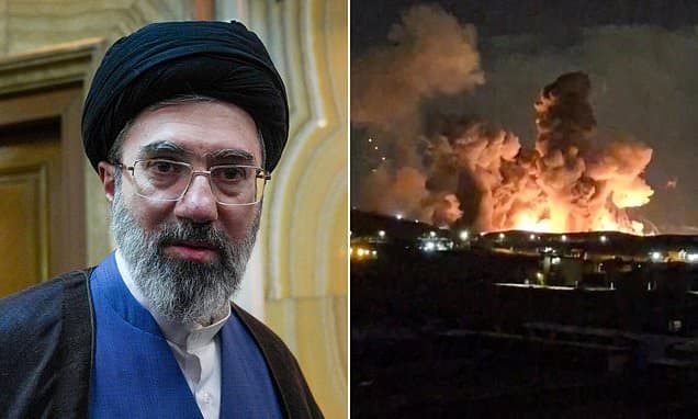 Iran's 'gravely injured' new Supreme Leader is waiting for a prosthetic leg and facial surgery and has clamped down on visitors over fears of a new assassination attempt, report claims