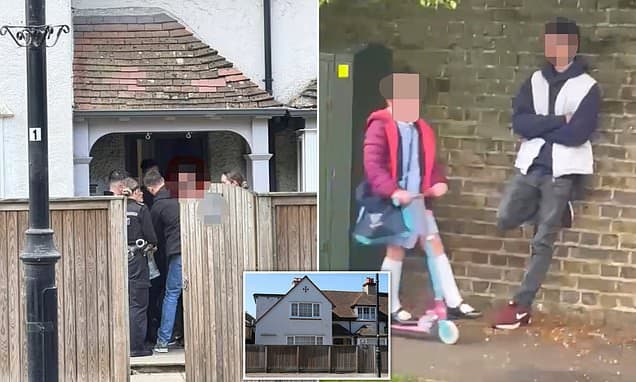 The leafy Surrey village that's home to a BBC presenter where Afghan asylum seeker staying in three-bed cottage spat at group of mothers as he 'harassed primary school pupils'