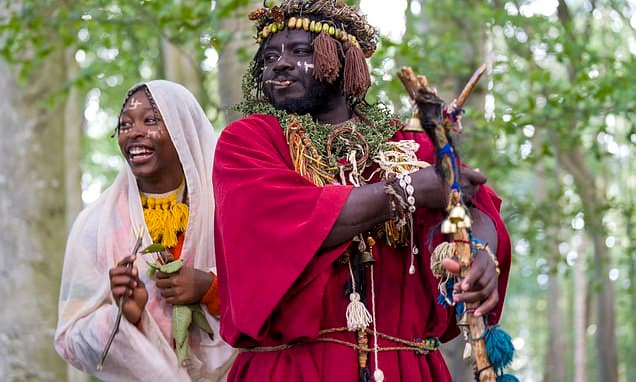 King of self-styled 'African tribe' who was evicted from a Scottish wood is deported... and is now looking to 'take over Ghana'