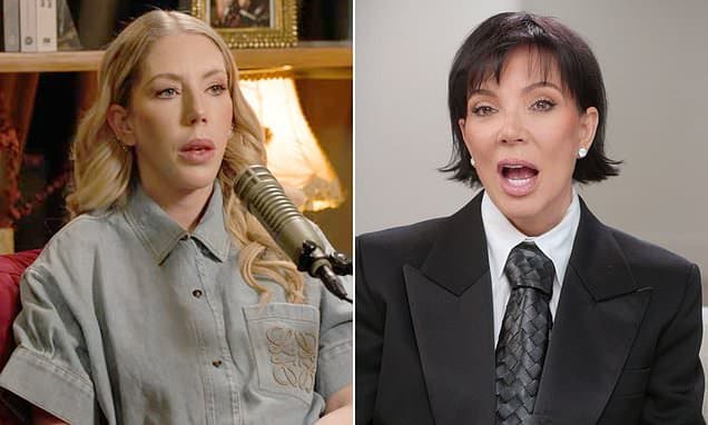 Katherine Ryan reveals why she had to cancel her facelift with Kris Jenner's plastic surgeon and says her husband refused to speak to her when she had major work done eight weeks after giving birth