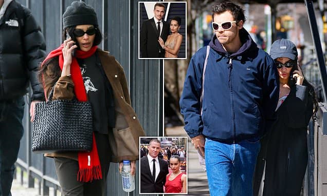 Zoe Kravitz's 'engagement' to Harry Styles could be third time lucky after 'painful' Karl Glusman divorce and split from ex-fiancé Channing Tatum - all within five years