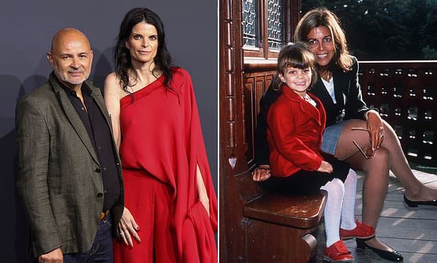 Reclusive Athina Onassis, heiress to $2.7billion fortune who stepped away from public life after humiliating heartbreak, breaks cover at Barcelona Bridal Week in rare public appearance