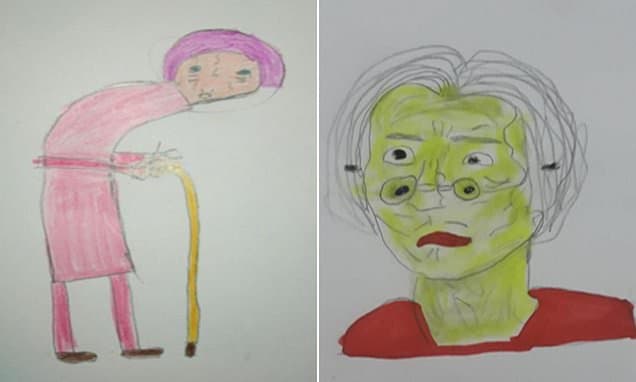 Study reveals how 10-year-olds see getting OLD - and it's not complimentary